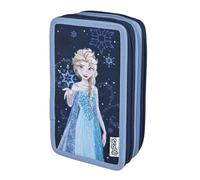 Scooli - Estuche Escolar Triple Frozen - Estuche Escolar Triple Relleno con lápices y Accesorios Ideal para la Escuela, el Tiempo Libre y los Viajes - a Partir de 6 años