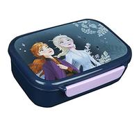 Scooli Fiambrera de plástico Frozen con inserto y clip de cierre, fiambrera de regalo para niños