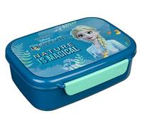 Scooli Fiambrera para niños con inserto extraíble - Disney Frozen Elsa - Fiambrera para el jardín de infantes - Sandwichera Escuela - Fiambrera de plástico sin BPA - Sandwichera - Fiambrera -