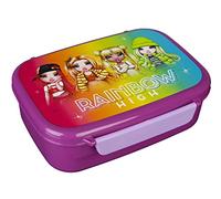 Scooli Fiambrera para niños con inserto extraíble - Rainbow High - Fiambrera para jardín de infancia - Sandwichera Escuela - Fiambrera de plástico sin BPA - Sandwichera - Fiambrera - Fiambrera -
