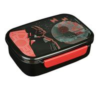Scooli Fiambrera para niños con inserto extraíble - Star Wars - Darth Vader Sandwichera Escuela - Fiambrera de plástico sin BPA