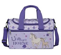 Scooli - Magic Horse Bolsa de Deporte para niños - 23 x 35 x 16 cm - Compartimento Principal Espacioso - Correa de Hombro Ajustable - Accesorio Escolar - Bolso Bandolera