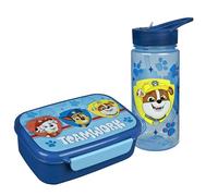 Scooli - Set de regalo de vajilla infantil Paw Patrol - set compuesto por fiambrera y biberón - ideal para el colegio o la guardería - para niños a partir de 4 años - de plástico - sin BPA