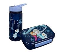 Scooli - Set de vajilla Infantil Frozen para Regalo - Set Compuesto por Fiambrera y Botella para Beber - Ideal para la Escuela o la guardería - a Partir de 4 años