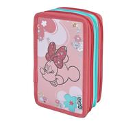Scooli - Estuche Escolar Tripledecker Minnie Mouse - Gran Estuche Escolar con lápices práctico y Funcional - a Partir de 6 años
