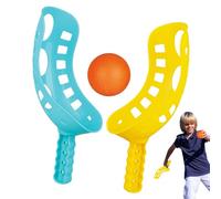 Scoop Ball Set, Toss Catch Game Kit, Colorful Reusable Sports Toys, Lightweight Scoop and Ball Combo, (2 Scoops 2 Balls, Multicolor), for Outdoor Play, Beach Games, Family Gatherings