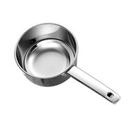 SCOOP DE AGUA DE ACERO DE ACERO INOXINO - PRÁCTICO BAÑO CADA | Durable Lock Scoop Water Dipper Ladles | Puntas De Aguas Adecuadas Para Baños, Uso De La Cocina O Tareas De Transferencia De Aguas Al Air