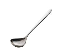scoop de helado, Cucharón de sopa plateado, cuchara cocina con mango largo, 20,5x5,7cm