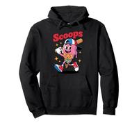 Scoops Baseball Ice Cream Cono Vintage Deportes Jugadores & Fans Sudadera con Capucha
