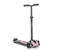 Scoot and Ride Highwaykick 5 Patinete infantil con LED - Patinete y monopatín 2 en 1, altura ajustable, desde 5 años hasta 80 kg, con manillar desmontable, para niños y jóvenes