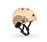 Scoot & Ride XS Leopardo Scoot and Ride-Casco diseño, Juventud Unisex