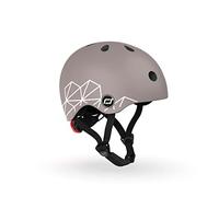 Scoot & Ride 96563 Casque de Deporte Marron, Blanc