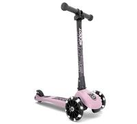Scoot & Ride Highwaykick 96346 - Patinete con 3 Luces LED (plástico/Metal, 55 x 15 x 24 cm), Color Rosa