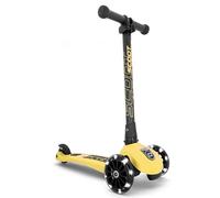 Scoot & Ride Highwaykick 96358 96358 - Patinete con 3 Luces LED (plástico/Metal, 55 x 15 x 24 cm), Color Amarillo