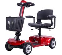 Scooter 4 Ruedas para Movilidad Reducida y Mayores Desmontable Medidas Reducidas 190 Kg Dortomedical®