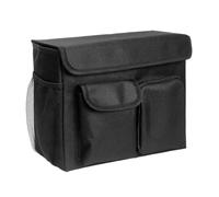 Scooter Bag - Mobility Scooter Storage Bag | Shock Resistant Laptop Phone Organizer | Waterproof Pouch with Cup Holder for 14 Inch Laptop, Mountain Biking Wheelchair Bike Touring Daily Commuting