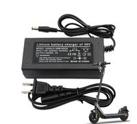 Scooter Battery Charger - Electric Bike Charger | 42V2A Electric Scooter Chargers | Electrics Chargers Replacement | Energy-Saving Vehicle Charging Equipment for E-Bikes Scooters Skateboards