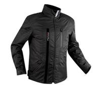 Scooter chaqueta Moto Impermeable revestimiento extraíble CE protectores Negro