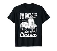 Scooter Classic Moped - Moto Motoneta Camiseta