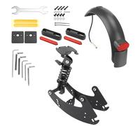 Scooter de amortiguadores traseros mejorado Kit de amortiguadores de choque de resorte de acero de para G30 Max Scooter eléctrico negro 270x200x145 mm