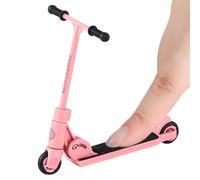 Scooter de Empuje con la Punta del Dedo, monopatín de Dedo Plegable,Patinete pequeño Tipo T con Freno para - sensorial para Patinete de Empuje para niños, niñas, niños, Adolescentes y jóv