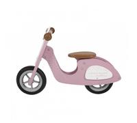 Scooter de madera sin pedales rosa - Little Dutch