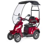 SCOOTER DE MOVILIDAD ELÉCTRICA DE 4 RUEDAS 1000W VELECO FASTER con dosel
