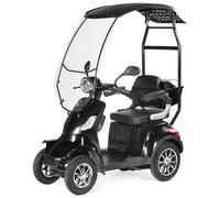 SCOOTER DE MOVILIDAD ELÉCTRICA DE 4 RUEDAS 1000W VELECO FASTER con dosel