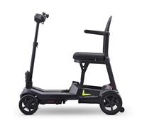 Scooter De Movilidad Eléctrica Plegable,Scooter De Movilidad De Viaje Con Motor De 4 Ruedas,Sillas De Ruedas Eléctricas Para Adultos,Con Baterías Duales Extraíbles black