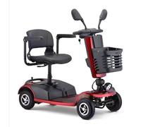 Scooter De Movilidad Eléctrico para Personas Mayores,Scooters De Movilidad Plegables,Triciclo Eléctrico,Scooter De 3 Ruedas,Viene con Batería,Cargador Y Cesta De Almacenami Red