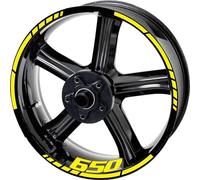 Scooter Deportivo Pegatina Reflectante para Buje De Motocicleta, Pegatina para Llanta De Rueda Trasera Y Delantera para Cbr650 CBR 650r 2019 2020 2021(Style 11)