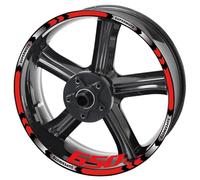 Scooter Deportivo Pegatina Reflectante para Buje De Motocicleta, Pegatina para Llanta De Rueda Trasera Y Delantera para Cbr650 CBR 650r 2019 2020 2021(Style 8)