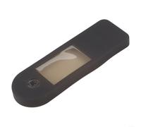 Scooter eléctrico de silicona vitrina para medidor impermeable Cubierta del panel 13G Peso Negro Rojo 131X44mm (negro)