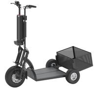 Scooter eléctrico de transporte PRO 800 W, 3 ruedas, con cesta trasera