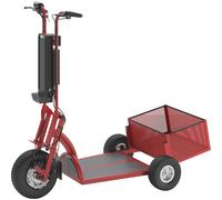 Scooter eléctrico de transporte PRO 800 W, 3 ruedas, con cesta trasera