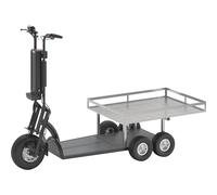 Scooter eléctrico de transporte XXL PRO 5 ruedas, con estante