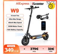 IScooter-patinete eléctrico i10Max de 10 pulgadas para adulto, Scooter con doble absorción de i10max