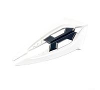Scooter eléctrico lateral ala pegatinas decorativas ABS plástico garra diseño para varios modelos negro rojo azul blanco aspecto deportivo (blanco)