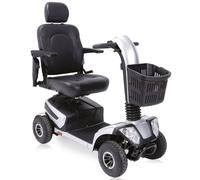 Scooter eléctrico para discapacitados Mobility 220, capacidad máxima 158 kg, blanco