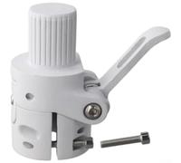 Scooter eléctrico plegable Pole Seat, 12 * 7.5 * 5.5cm Base plegable para Xiaomi para M365/Pro 2 Scooters Accesorios de repuesto (blanco)