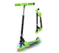 Scooter for Kids Ages 6-12 - CORE Foldy Kids Scooter, Kick Scooter, 2 Wheel Light-Up LED, Easy Folding Scooter, 3 Adjustable Height Handlebar, Pro Deck, Boys Scooter & Girls Scooter, 4 Colors (Green)