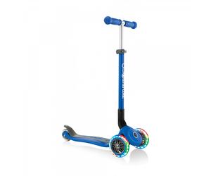 Scooter Globber Primo Plegable Luces Azul Marino