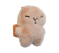 Scooter Handlebar Decoration - Crystal Velvet + PP Cotton + Metal, 2.76x2.95x3.54in Cycling Ornament Panda Plush | Cute Bike Handlebar Figurine, Reusable Cartoon Animal Accessory For Bicycles