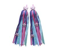 Scooter Handlebar Ribbons Bike Tassels Colorful Bicycle Decor for Kids | Scooter Handlebar Ribbons,Bike Tassels,Colorful Bicycle Decor,Soft Movement,Playful Look,Outdoor Play,Birthday Holiday