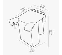 Scooter Leg Apron - Waterproof Plush Lined Riding Quilt, Motorcycle Gloves Included, Chest Knee Shoulder Windproof Winter Blanket | Comfortable Protective Layer For Commuting Outdoor Travel Women