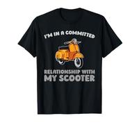 Scooter Moped - Classic Moto Motoneta Camiseta