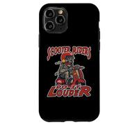 Scooter Riders do it Louder. Estilo Retro de Patinete Carcasa para iPhone 11 Pro