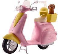 Scooter Rosa De Barbie Con Cachorro