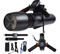 Scooter Submarino de 500 W, propulsión eléctrica para Buceo, Equipado con asa de Buceo, Accesorios para Tabla de Paddle Surf de 7 km/h, Scooter de Buceo de 130 Minutos 10000mAh
