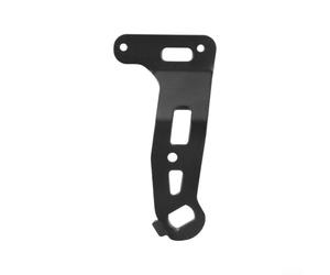 Scooter trasero para guardabarros, para monopatín eléctrico Kukirin G2, soportes de soporte izquierdo y derecho para placa de matrícula (3 negros)